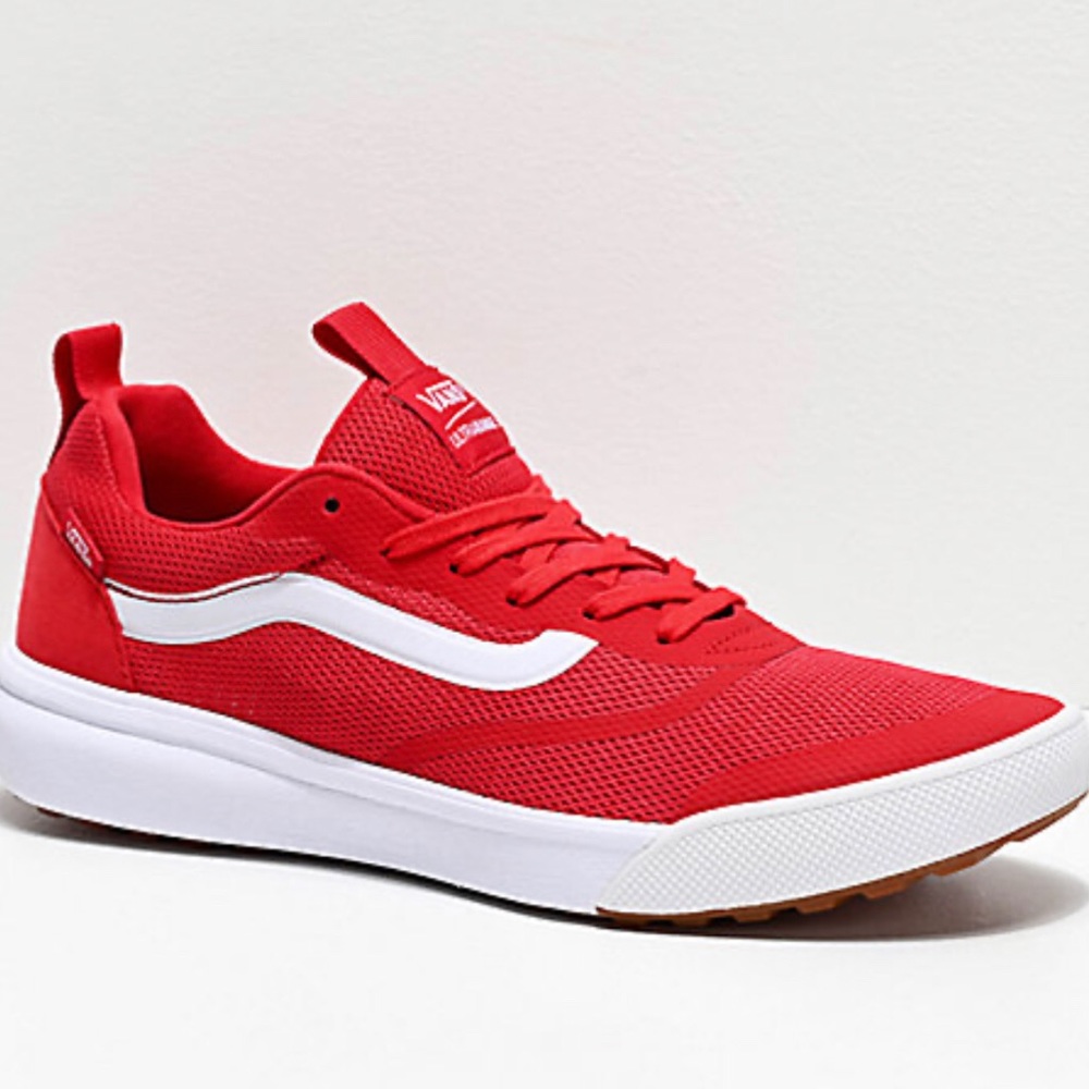 Vans UltraRange Rapidweld Red & White Shoes
